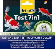Tetra 7in1 Pond Water Testing Kit 25 Strips - Measures pH, KH, Nitrite and Chlorine - Maintain Excellent Water Quality