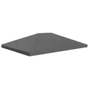 Gazebo Top Cover 310 g/m² 4x3 m Grey