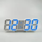 3D Digital Alarm Clock Wall LED Clock Desk Alarm Clock with Temperature for Home