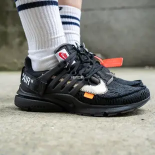 Off White x Nike Air Presto 純黑 百搭 魚骨鞋 慢跑鞋AA3830-002公司級