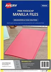 Avery Pink FC Manilla Folder (Pack of 20)