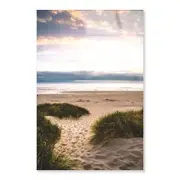Sandy Trail Lead Sunset Print 100% Australian Made 100 x 150cm (Acrylic)