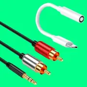 High Grade Type C to 3.5mm Jack Audio Adapter RCA Cable f T-Mobile OnePlus 9 USA
