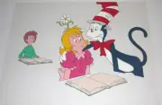 Dr Seuss-Daisy-Head Mayzie, Hand-Painted Gallery Cel.