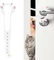 Door Strap for Cats | Door Opener for Cats,Easy to Install Adjustable Pet Gate Strap Holder to Keep Animal out of Litter Box