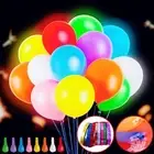 Light Up Balloons, 8 Colors Glow in the Dark Balloons, 40 Pack Glow Party Sup...