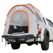 VEVOR Truck Bed Tent, 6.4'-6.7' Pickup Truck Tent with Rain Layer and Carry Bag, Waterproof PU2000mm Double Layer Truck Tent, Accommodate 2-3 Person,