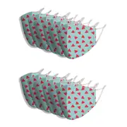 12x Splosh Kids Reusable Breathable Face Mask w/ Adjustable Strap 2y+ Watermelon