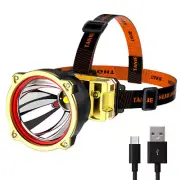 LED Headlamp USB-Rechargeable Flashlight Headlight Head Torch Waterproof Lamp US