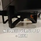 Nespresso Vertuo Pop + Riser Stand - Fits Tall Cups up to 7.5" |V2 Rubber Feet!