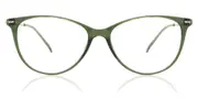Full Rim Cat Eye Transparent Green SmartBuy Collection Mott Street JSV-011 066 Fashion Women Eyeglasses