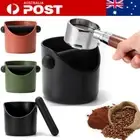 Coffee Bin Knock Box Barista Espresso Dump Bin For Coffee Grounds with Knock Bar