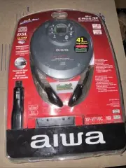 AIWA XP-V710C Portable Personal CD Player W/ Car Kit Walkman NEW Sealed Package