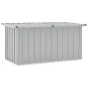 Garden Storage Box Grey 129x67x65 cm vidaXL