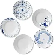 Royal Copenhagen 1075891 Mini Plates, Set of 5, History Mix 2025, Diameter Approx. 4.3 inches (11 cm), Wedding Gift, Gift