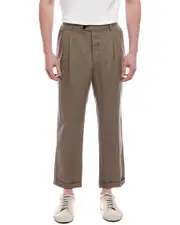 AllSaints Cross Tallis Linen-Blend Pant