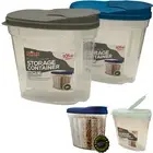 2pk Cereal Containers Bulk Food Storage BPA-Free Plastic Pantry Rice Pasta 101oz