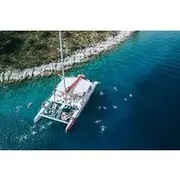 Save 10.00%! From Split Catamaran tour Golden Horn & Brač with Food and Drinks