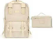 LAPOOH D78 Camera Backpack Waterproof Camera Bag Photography Backpack Large Capacity Camera Case with Tripod Holder 15.6 Inch Laptop Compartment for Women Men