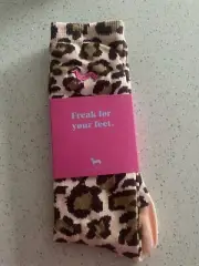 Peter Alexander Ladies Leopard Print Socks S/M