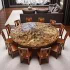 36" Petrified Wood Agate Stone Coffee Table Top Luxury Handmade Furniture Decors