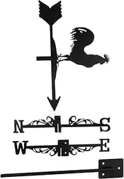 Luxshiny Rooster Weather Vane Vintage Wind Direction Indicator for Outdoor Garden Patio Decor for Lawn and Sheds for Home and Pavilion Use