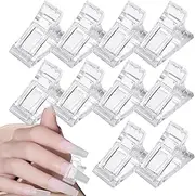 Nail Clip for Poly Nail Gel - Gel Nail Clip Extension Nail Mold | Nail Extension Clamp Lightweight Poly Nail Gel Nail Clip for Beginners Professionals