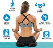 ComfiLife Gel Enhanced Seat Cushion Orthopedic Gel Memory Foam For Tailbone Pain