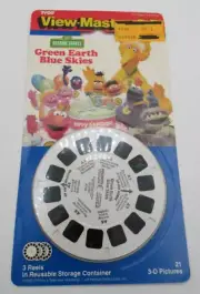 View-Masters Sesame Street Green Earth Blue Skies *NEW*