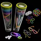 100 Glow Sticks Glow in The Dark Party Supplies Eye Glasses kit Bracelets Ball
