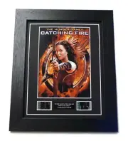 HUNGER GAMES CATCHING FIRE FILM CELLS ORIGINAL MOVIE MEMORABILIA DISPLAY GIFTS