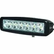 Hella 357203011 LED Mini Light Bar; Clear Lens - Black Aluminum Housing