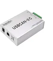 USB to CAN Module USBCAN-II C Bus Analyzer USB CAN Card New Energy Vehicle CAN Debugging(C Silver)
