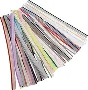 PLAFOPE DIY Bookbinding Supplies 48pcs Bookbinding Kit Materials Headbands for Book Repair Scrapbooking