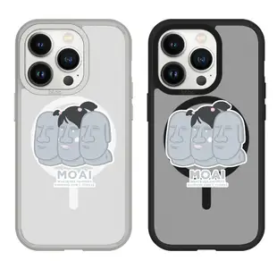 【獨家設計】MOAI摩艾石像極光霧透MagSafe iPhone手機殼