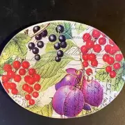Michel Design Works “Currant” Glass Oval Soap Dish UNUSED