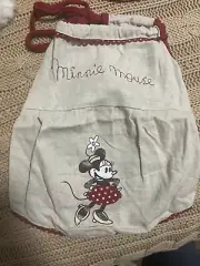 Dog Designer Top Mini Mouse Linen Shirt Top Small Disney