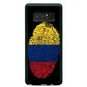Colombia Flag Fingerprint Case Cover Samsung Galaxy S23 S22 Plus Ultra S21+ S20
