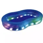 Summer Waves Inflatable Family Pool Aqua Glow LED New