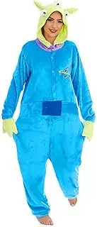 Everglamour 5055601172101 ALIEN Onesie/Body Suit, Unisex-Adult, Blue, X Large