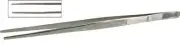 6" Thumb Dressing Tweezers Forceps Pickup Tool Serrated Tips Stainless Steel