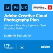 Adobe Creative Cloud Photography Plan 1TB ESD