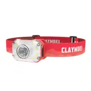 Claymore HEADY2 Rechargeable Headlamp & Lantern RED 350 Lumens Max, 3-40 Hours