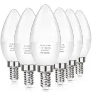 E12 LED Light Bulbs 60w Equivalent, Daylight White 5000k 600 Lumen
