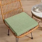 Cushion Memory Foam Armchair Seat Cushion Booster Seat Non-Slip Comfortable Seat Pad for Indoor Outdoor Car Office Sofa (Green, 45 x 45 x 5 cm)