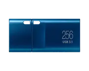 SAMSUNG 256GB USB-C FLASH DRIVE, UP TO 400MBs R/W, BLUE - MUF-256DA/APC