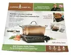New COPPER CHEF XL Induction Cooktop & 11" Deep Dish Casserole Pan Fryer