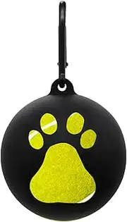 Dog Ball Holder for Lead - Silicone Tennis Ball Holder, Hands- Dog Lead Attachment, Portable Pet Toy for Dogs, Puppies, Outdoor