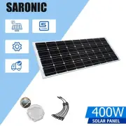 400W Fixed Solar Panel 12v Mono Home Caravan Camping Portable Battery Charging