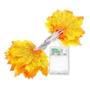 2M 20 LED Christmas Light Fall Maple Fairy String Light Autumn Leaf Lamp Garland Xmas Decor Gift